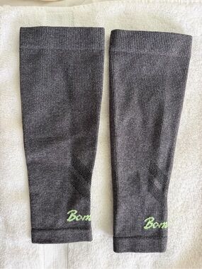 BOMBAS Compression Calf Sleeves with Lime Logo